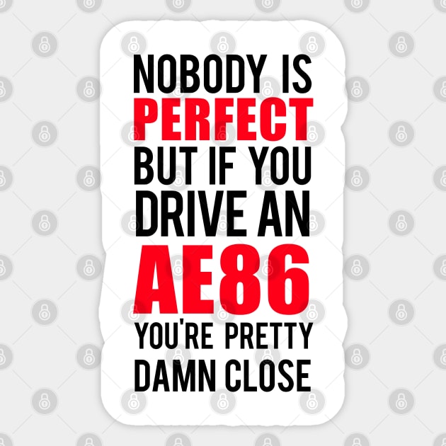 AE86 Owners Sticker by VrumVrum
